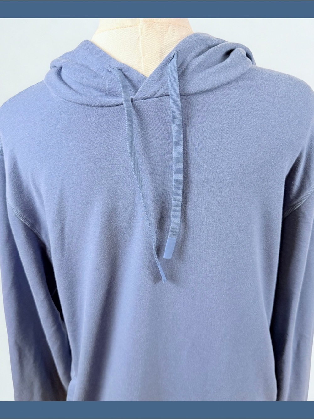 Old Navy Men's Dusty Blue Pullover Hoodie